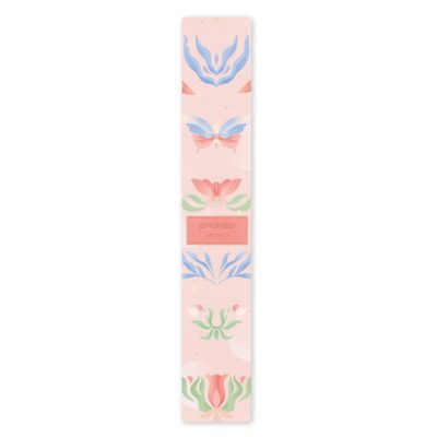 Spokey Bloom Fitnessband 25 kg 32x5 cm Rosa Blumenmuster