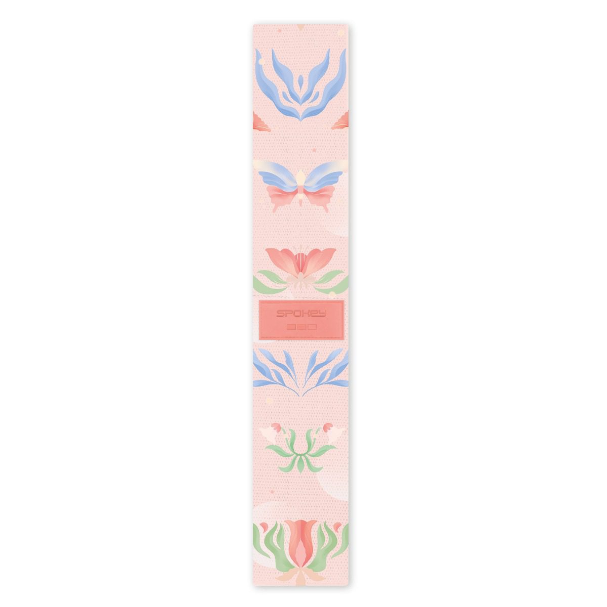 Spokey Bloom Fitnessband 25 kg 32x5 cm Rosa Blumenmuster Spokey Bloom Fitnessband 25 kg 32x5 cm Rosa Blumenmuster