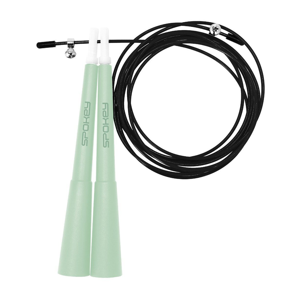 Spokey verstellbares Springseil schwarz 300 cm