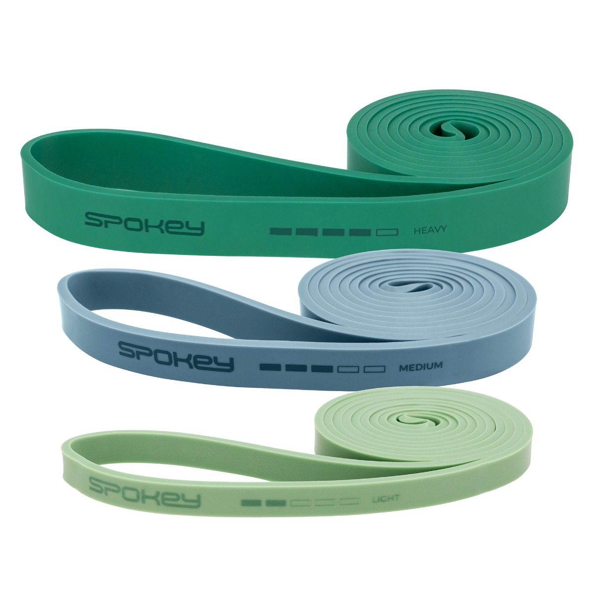Spokey Power Set Widerstandsbänder Set 3 Stufen 11 30 kg