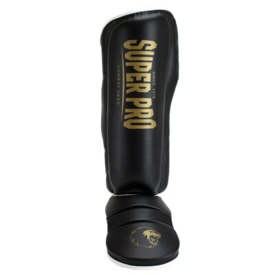 Super Pro Combat Gear Schienbein- und Spannschutz - Protector Se - Gold / Schwarz / Weiß Super Pro Combat Gear Schienbein- und Spannschutz - Protector Se - Gold / Schwarz / Weiß