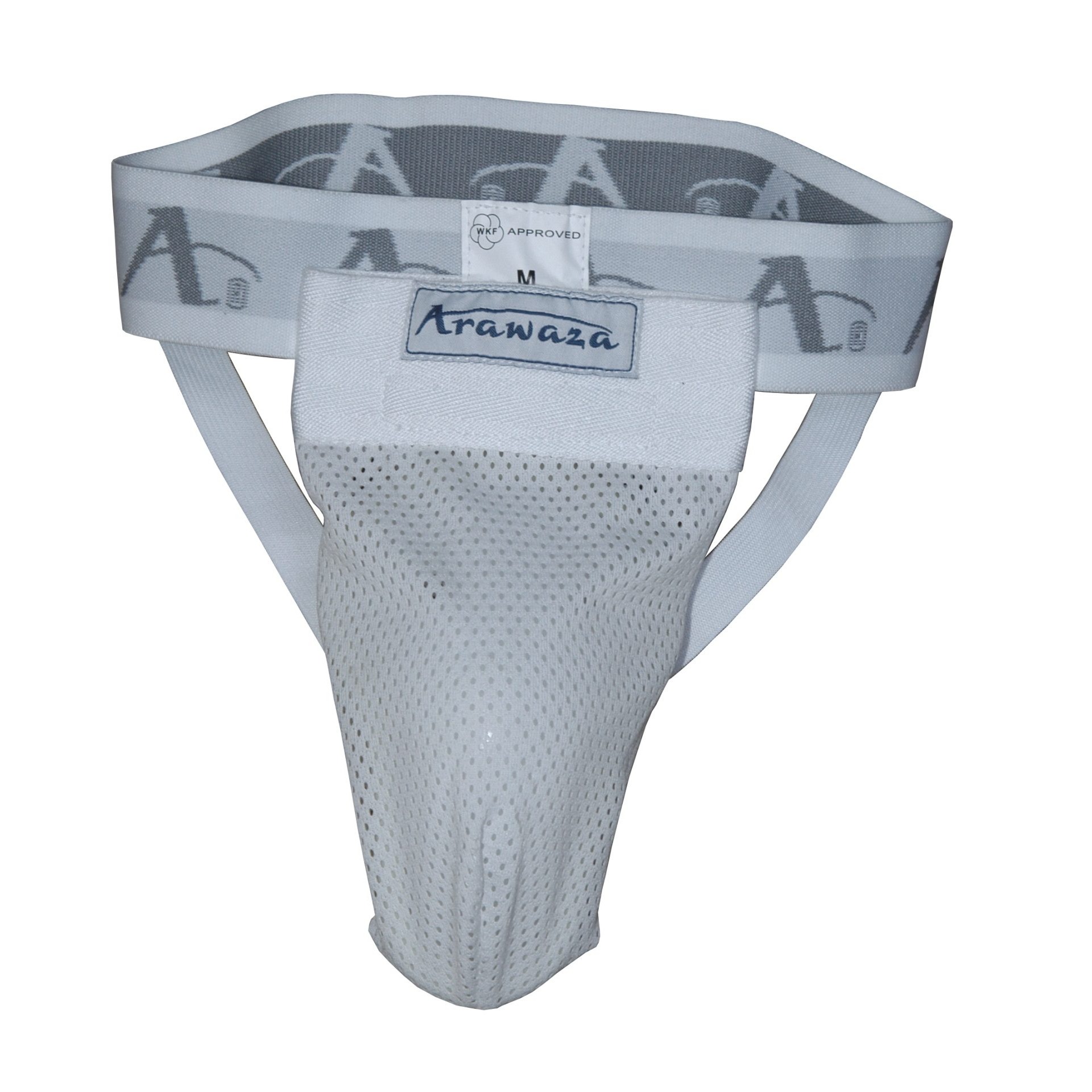 Arawaza Tiefschutz - WKF approved - Weiß (ARAGPWKFM)