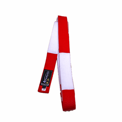 Arawaza Karategürtel - Master - Rot / Weiß (ARABEMWHRE) Arawaza Karategürtel - Master - Rot / Weiß (ARABEMWHRE)