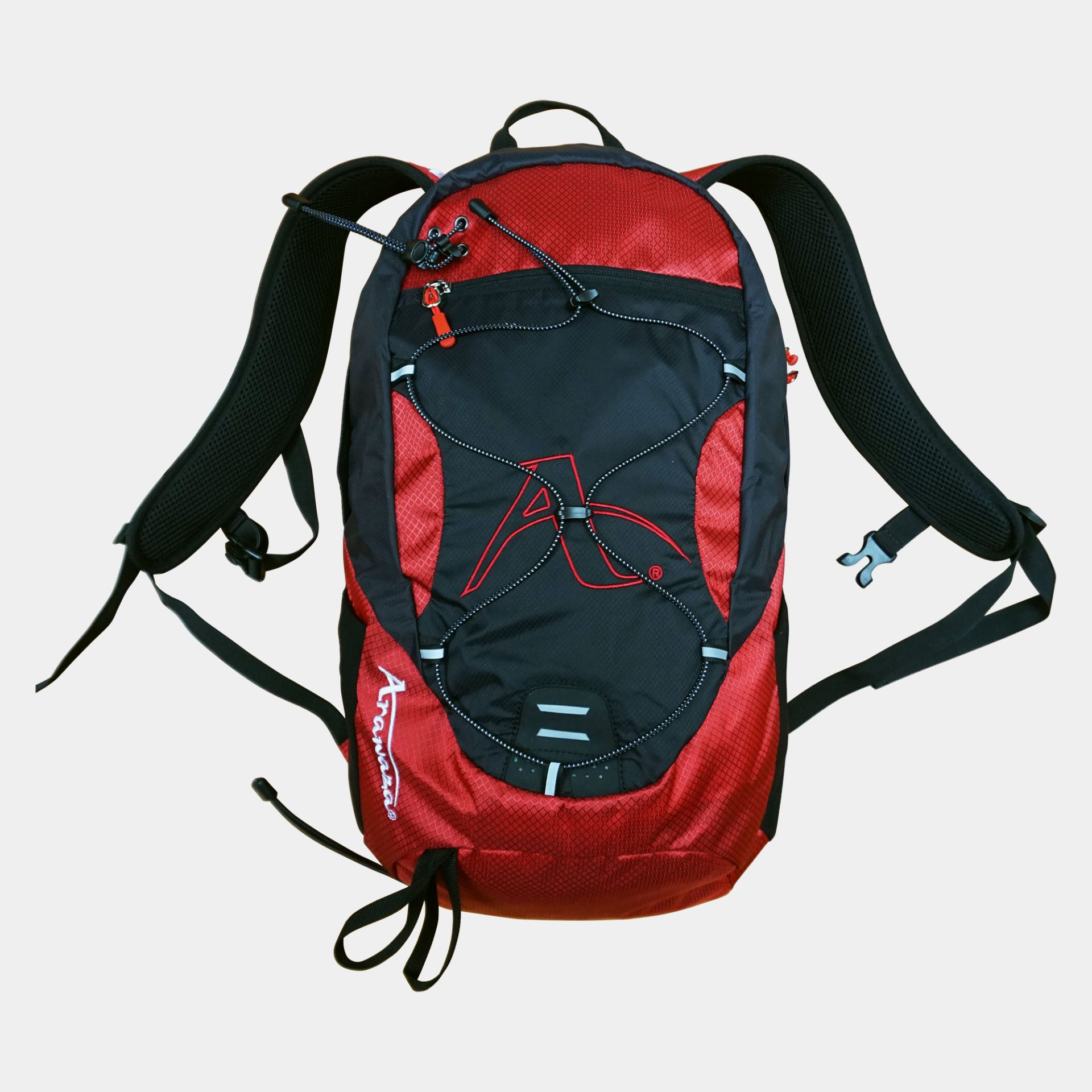 Arawaza Rucksack - Every Day Backpack - Schwarz / Rosa / Orange / Blau (RASBBPEB)