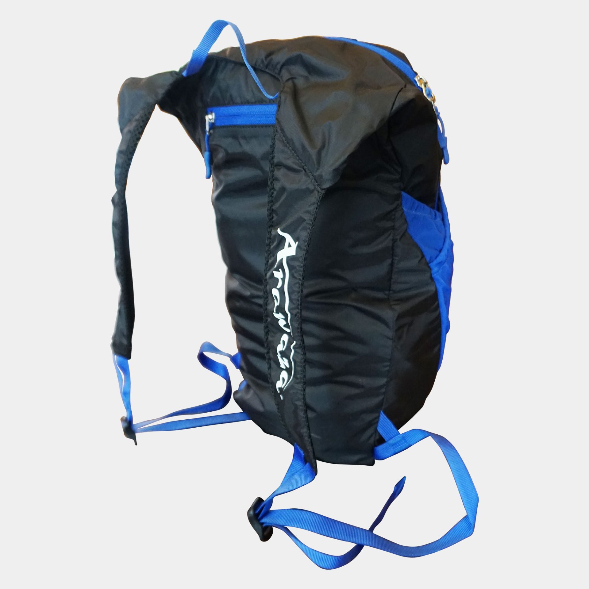 Arawaza Rucksack - Stowaway - Schwarz / Blau / Rosa / Orange (RASBBPSB) Arawaza Rucksack - Stowaway - Schwarz / Blau / Rosa / Orange (RASBBPSB)