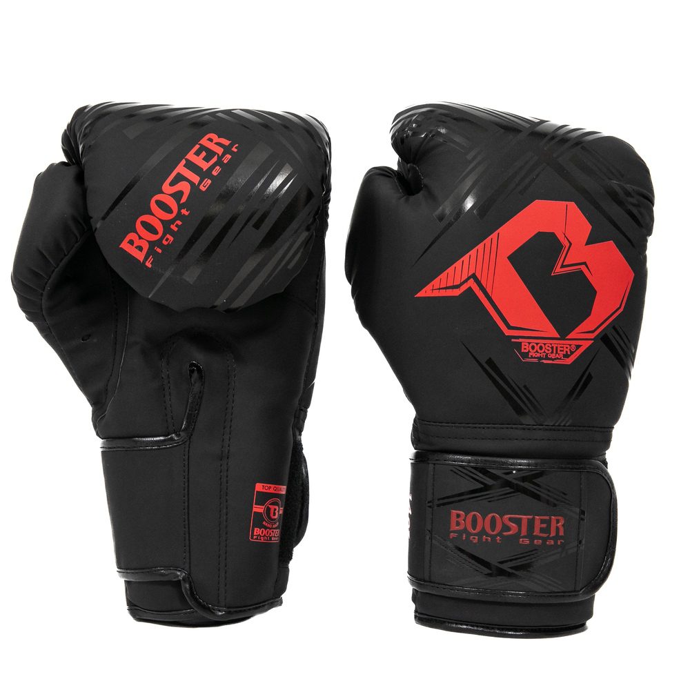 Booster Alpha Series Boxhandschuhe Schwarz Rot (BFG ALPHA BLACK RED)