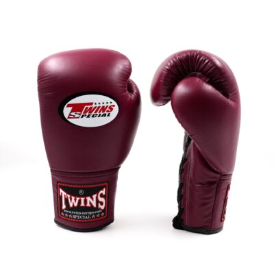 Twins Special Maroon Lace-Up Boxhandschuhe (BGLL 1MAROON) Twins Special Maroon Lace-Up Boxhandschuhe (BGLL 1MAROON)