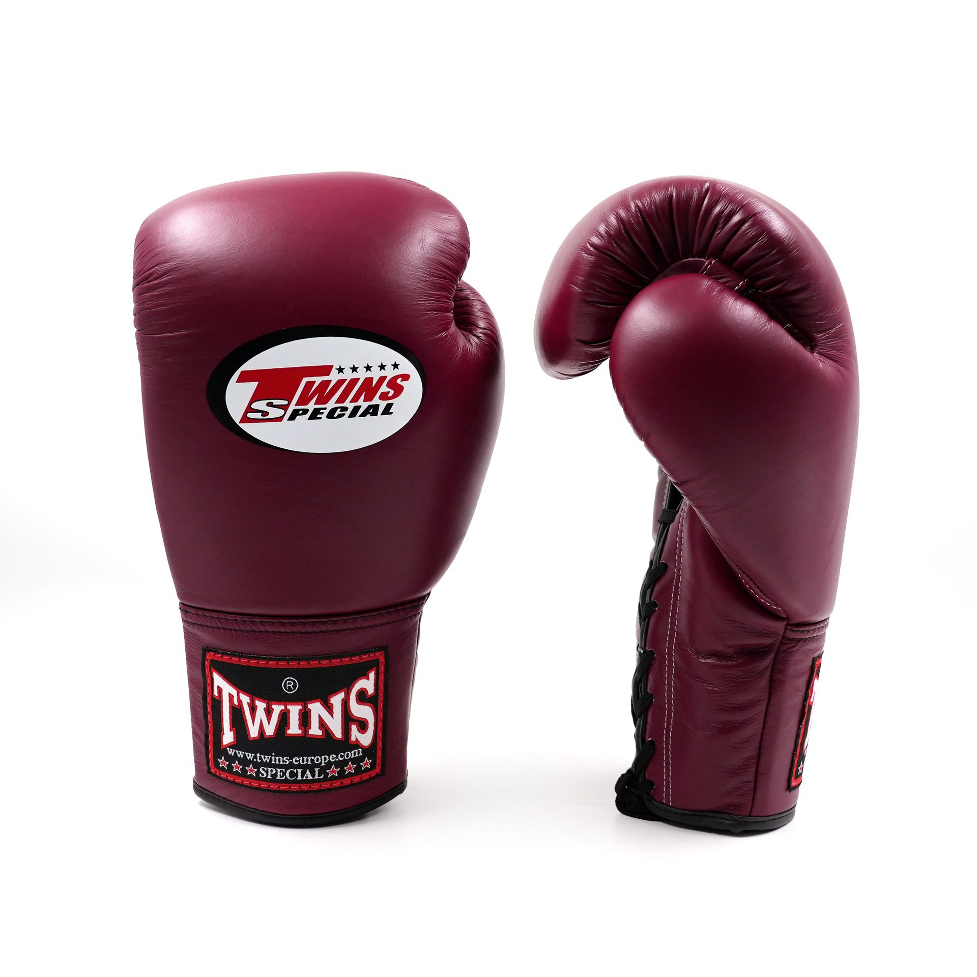 Twins Special Maroon Lace-Up Boxhandschuhe (BGLL 1MAROON) Twins Special Maroon Lace-Up Boxhandschuhe (BGLL 1MAROON)