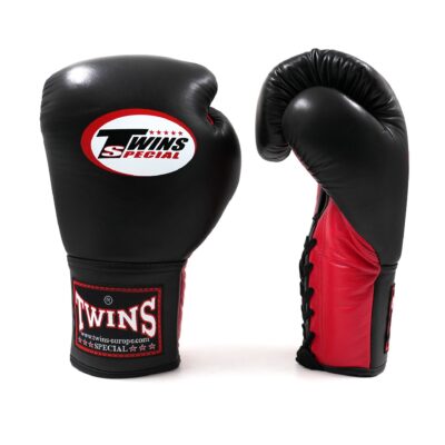Twins Special Lace Up Boxhandschuhe Rot Schwarz (BGLL 1RDBK) Twins Special Lace Up Boxhandschuhe Rot Schwarz (BGLL 1RDBK)