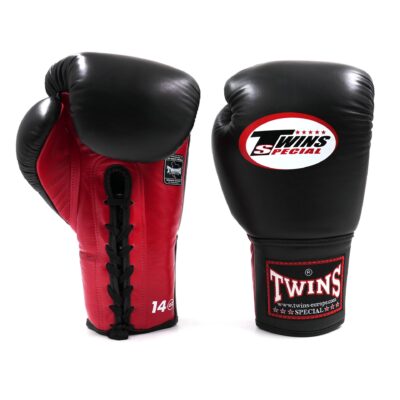 Twins Special Lace Up Boxhandschuhe Rot Schwarz (BGLL 1RDBK) Twins Special Lace Up Boxhandschuhe Rot Schwarz (BGLL 1RDBK)