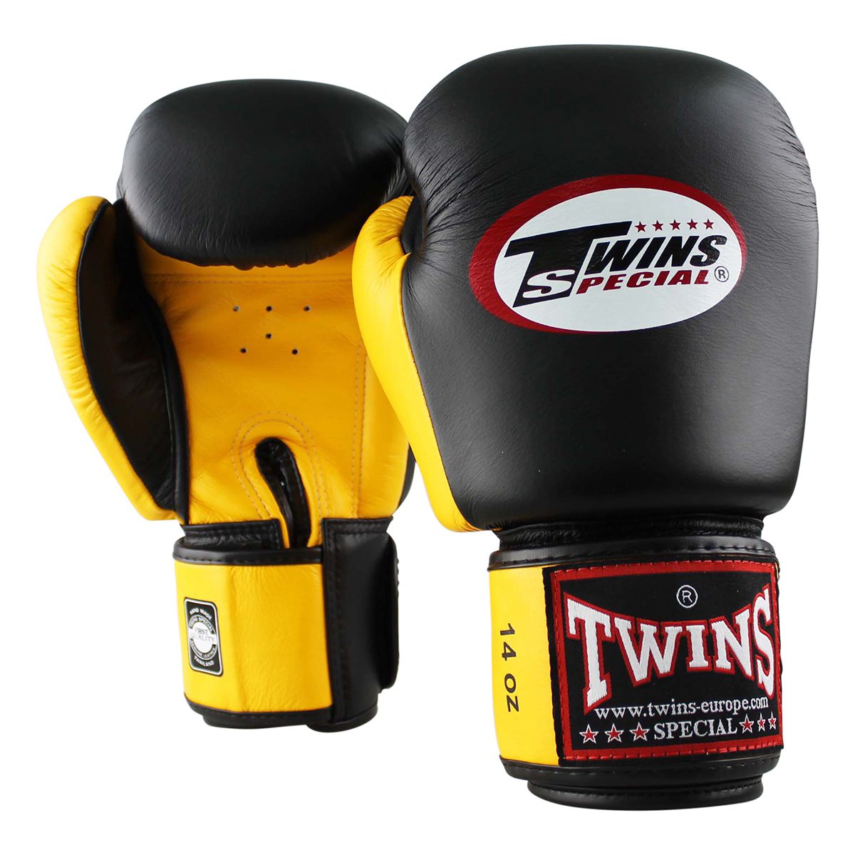Twins Special BGVL 3 Kickboxhandschuhe (BGVL-3-2TYELLOWBLACK)