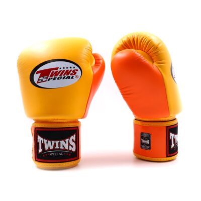 Twins Special BGVL 3 Kickboxhandschuhe (BGVL 3 2TYELLOWORANGE)
