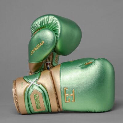 Joya Performance V2 Boxhandschuhe mit Schnürung Grün Gold