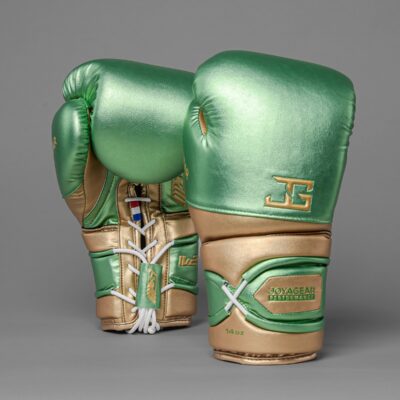 Joya Performance V2 Boxhandschuhe mit Schnürung Grün Gold