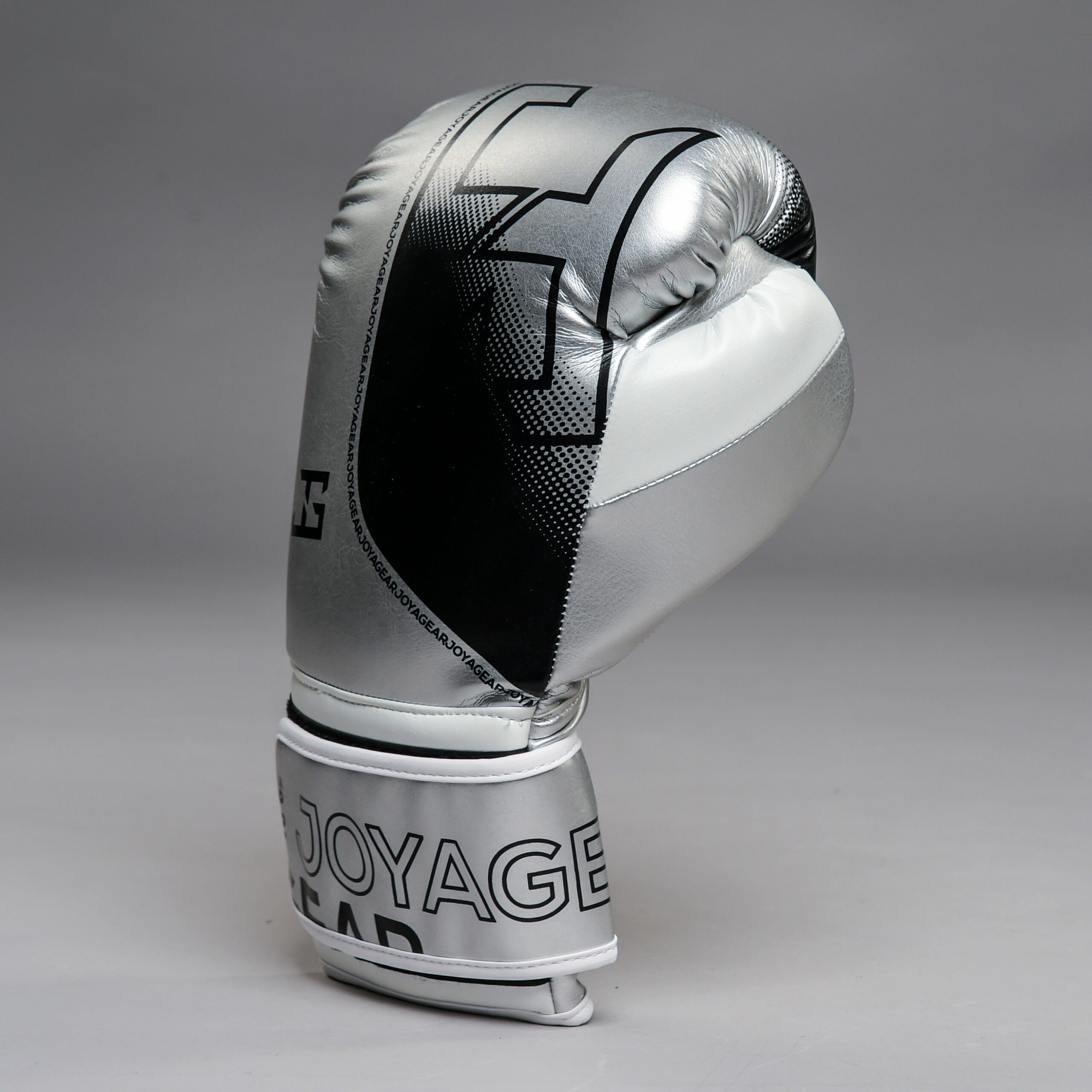 Joya Evolution Boxhandschuhe silber weiß Joya Evolution Boxhandschuhe silber weiß