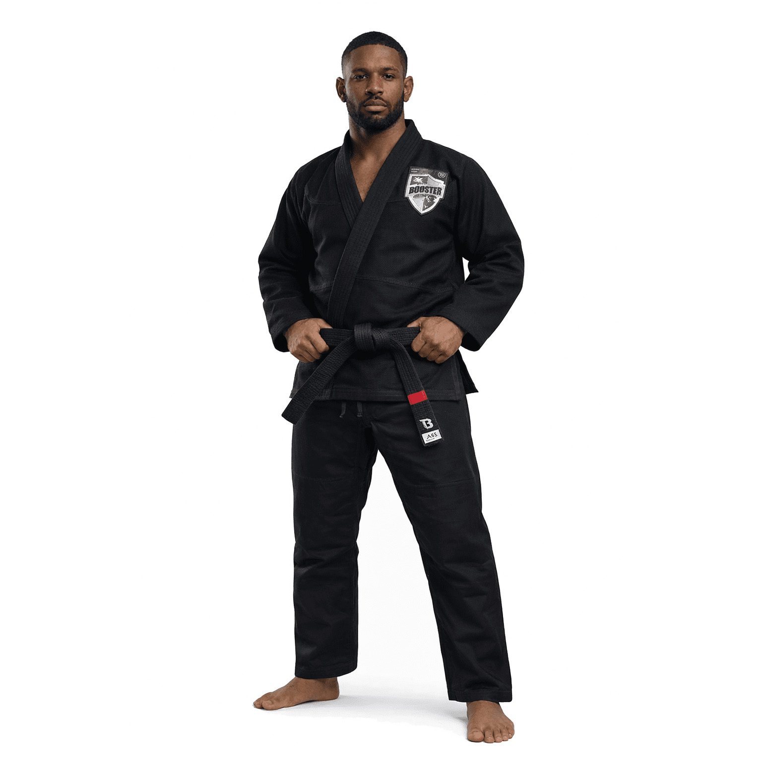 Booster BJJ Gi Black (BJJ V 2 PRO SHIELD BLACK)