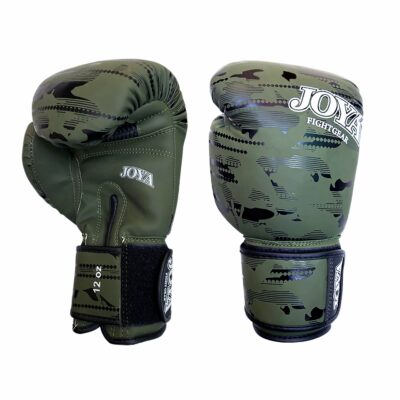Joya Kinder Camo V2 Kickboxhandschuhe Grün Schwarz