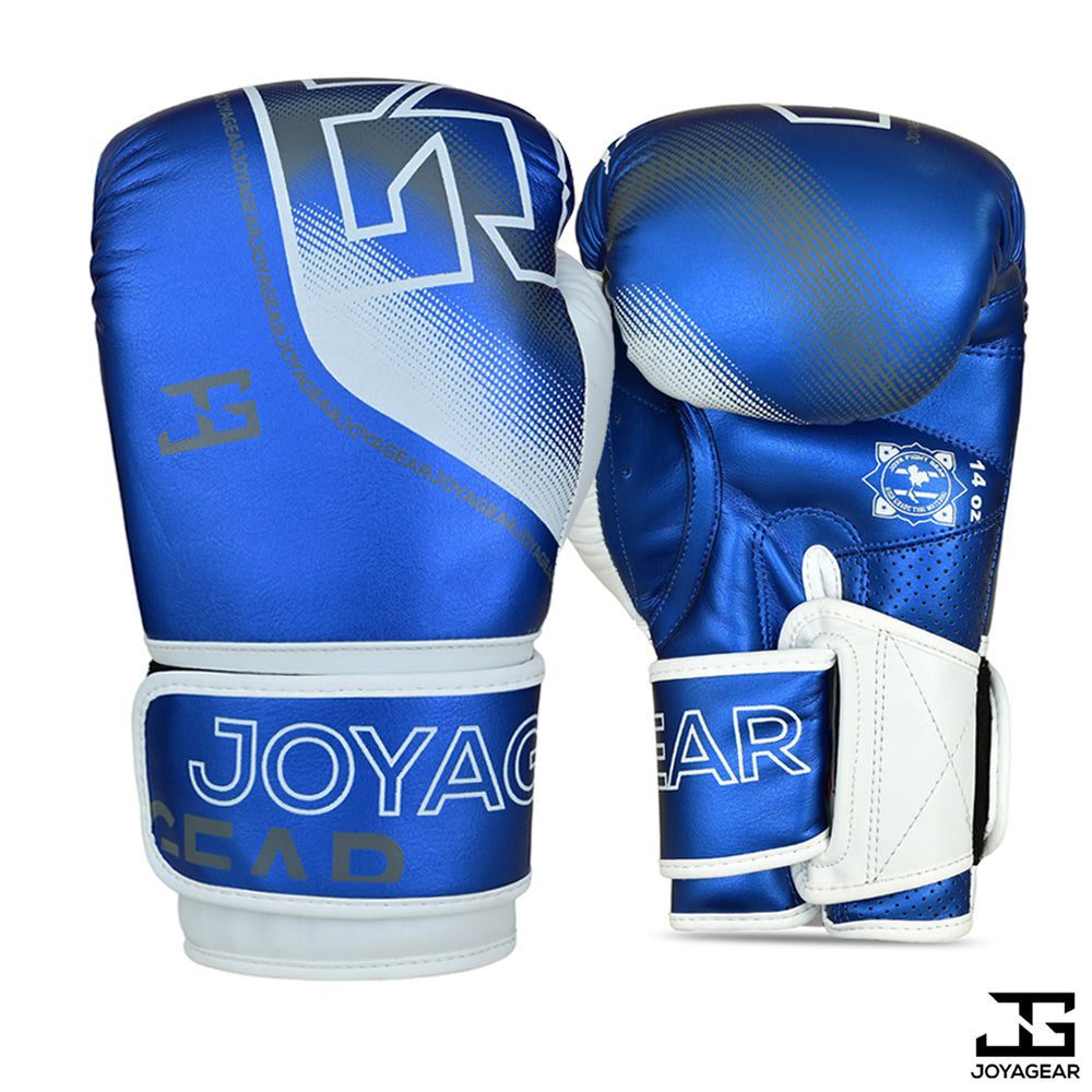Joya Evolution Boxhandschuhe blau weiß Joya Evolution Boxhandschuhe blau weiß