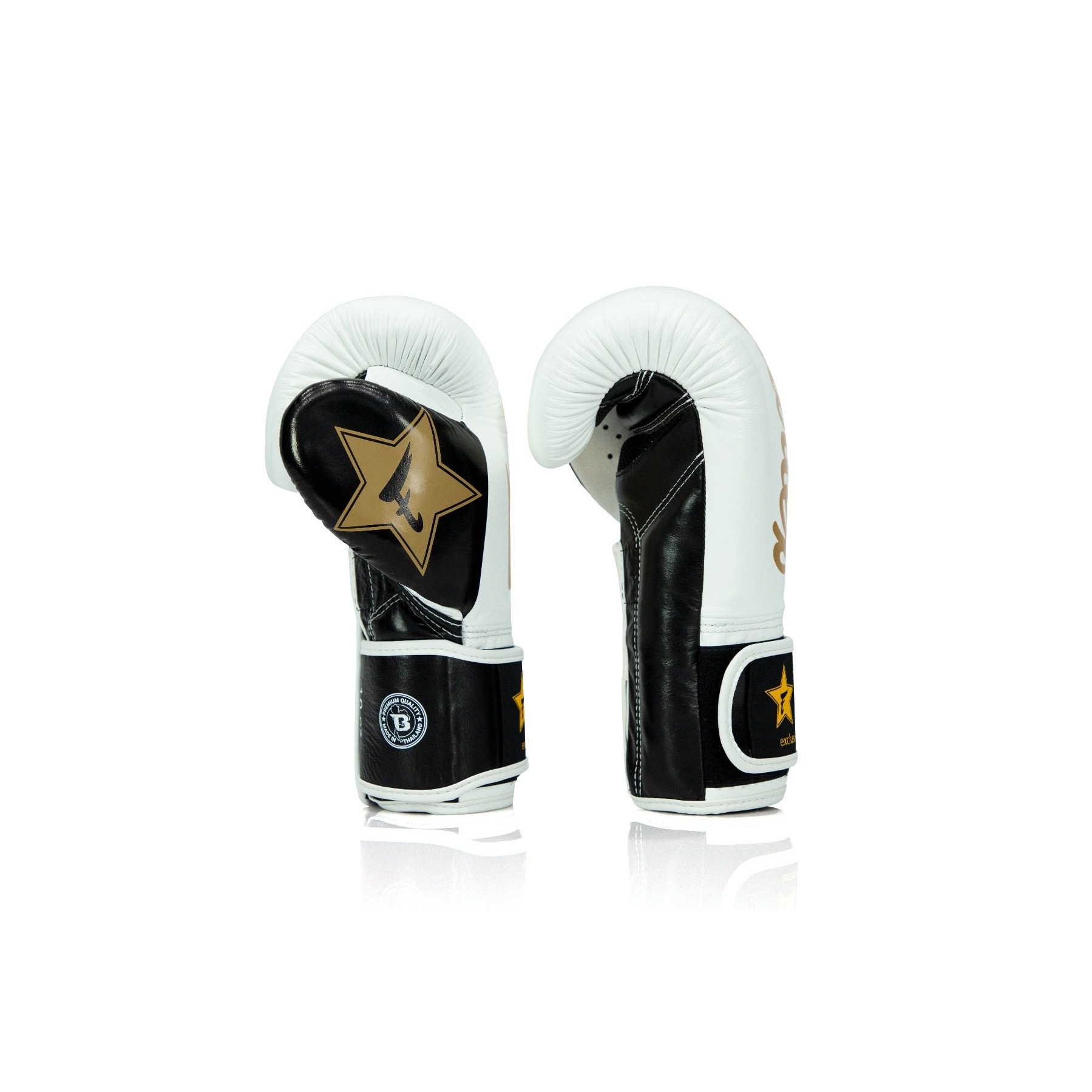 Fairtex Booster Boxhandschuhe Weiß Schwarz Gold (FXB BG V2 WH BK GOLD) Fairtex Booster Boxhandschuhe Weiß Schwarz Gold (FXB BG V2 WH BK GOLD)