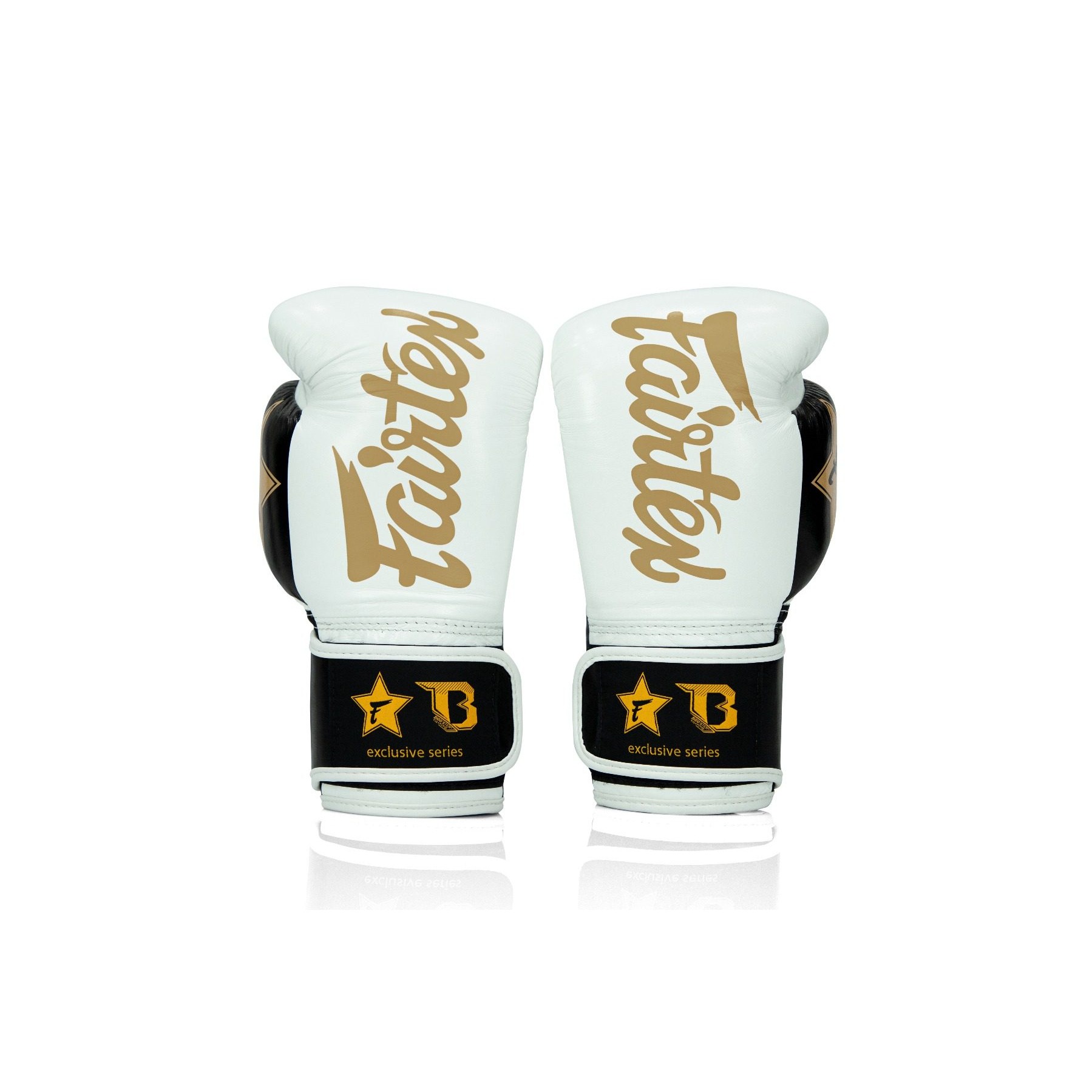 Fairtex Booster Boxhandschuhe Weiß Schwarz Gold (FXB BG V2 WH BK GOLD) Fairtex Booster Boxhandschuhe Weiß Schwarz Gold (FXB BG V2 WH BK GOLD)