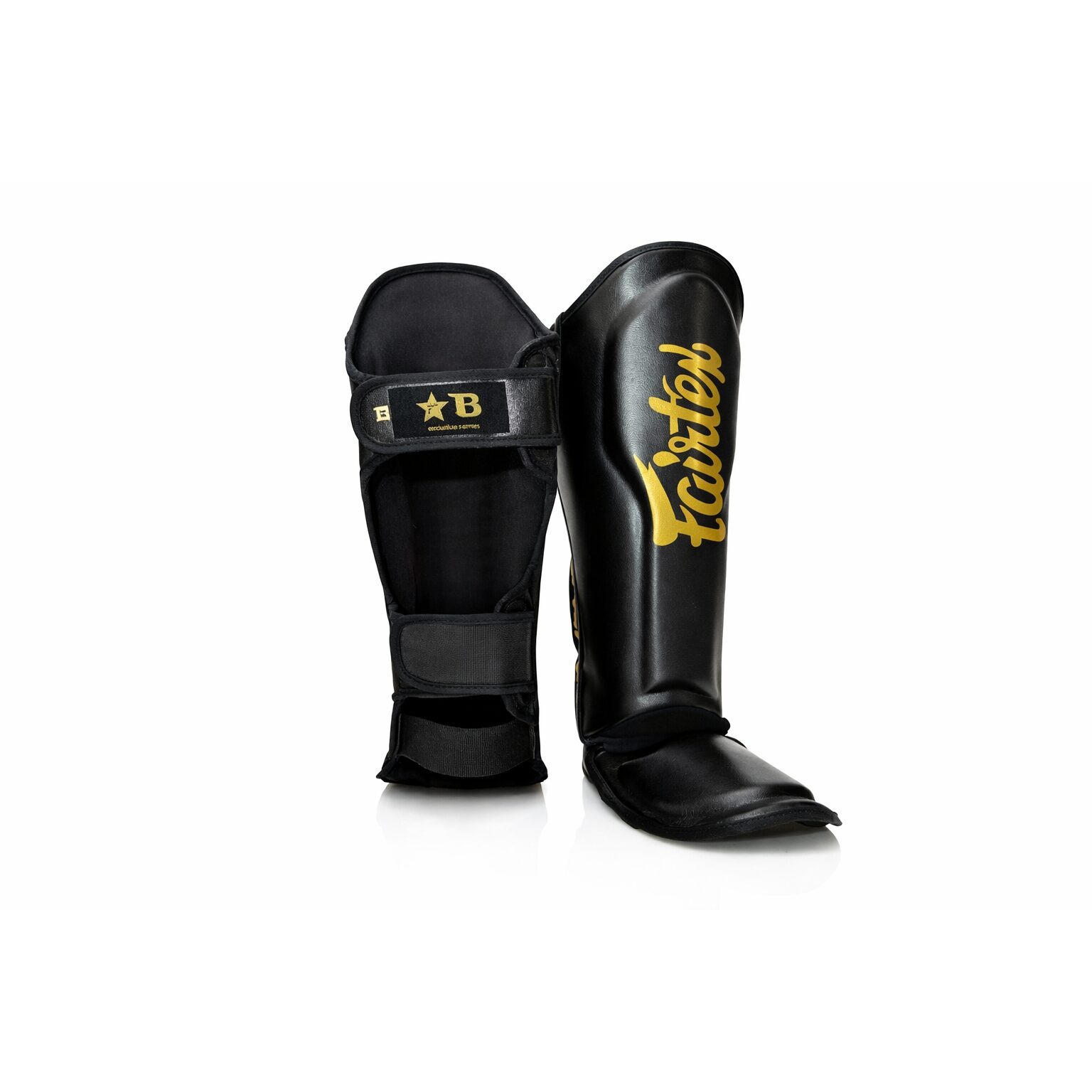 Fairtex X Booster Schienbein- und Spannschutz Black Gold (FXB SG BLACK GOLD)