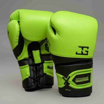 Joya Performance V2 Boxhandschuhe mit Schnürung Limonengrün Schwarz