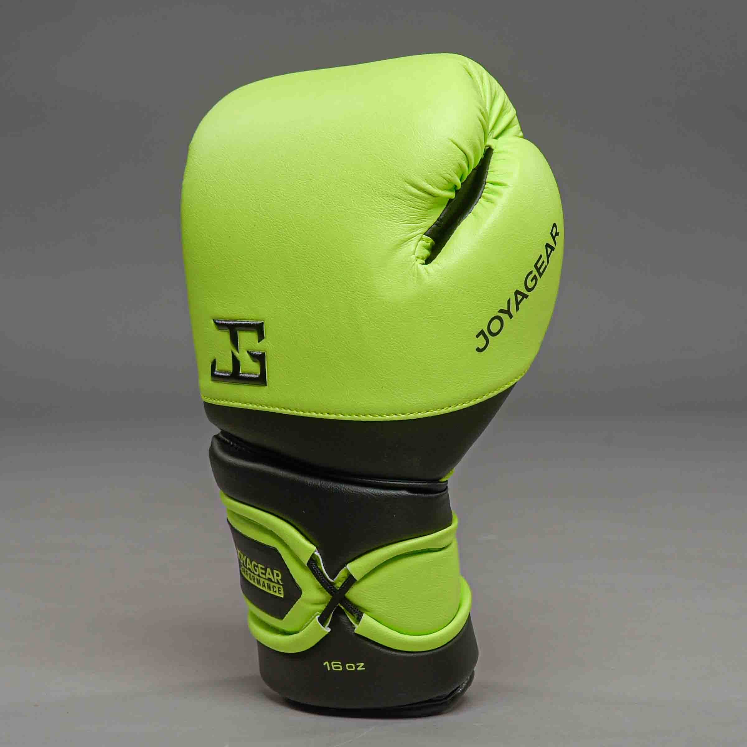 Joya Performance V2 Boxhandschuhe mit Schnürung Limonengrün Schwarz Joya Performance V2 Boxhandschuhe mit Schnürung Limonengrün Schwarz