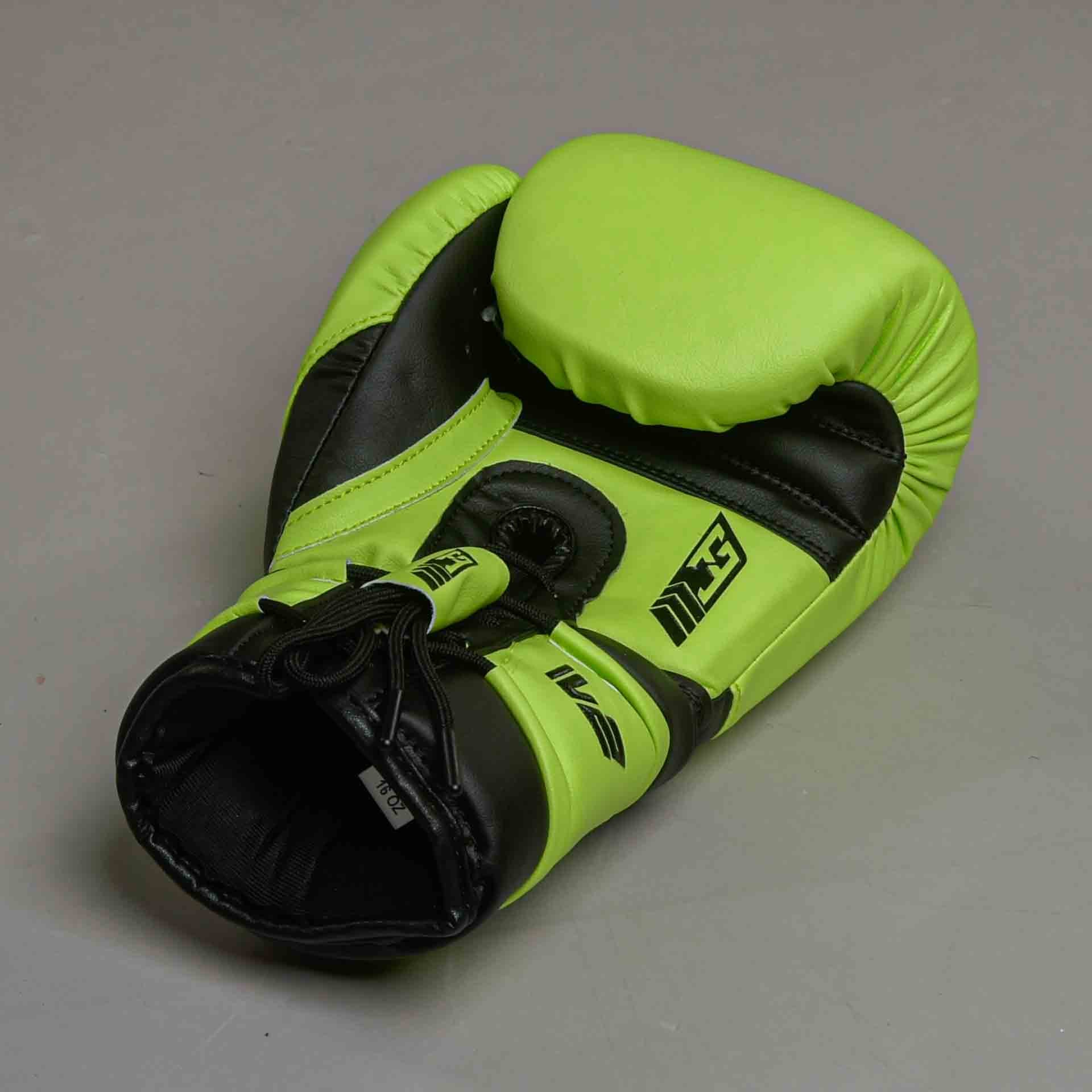 Joya Performance V2 Boxhandschuhe mit Schnürung Limonengrün Schwarz Joya Performance V2 Boxhandschuhe mit Schnürung Limonengrün Schwarz