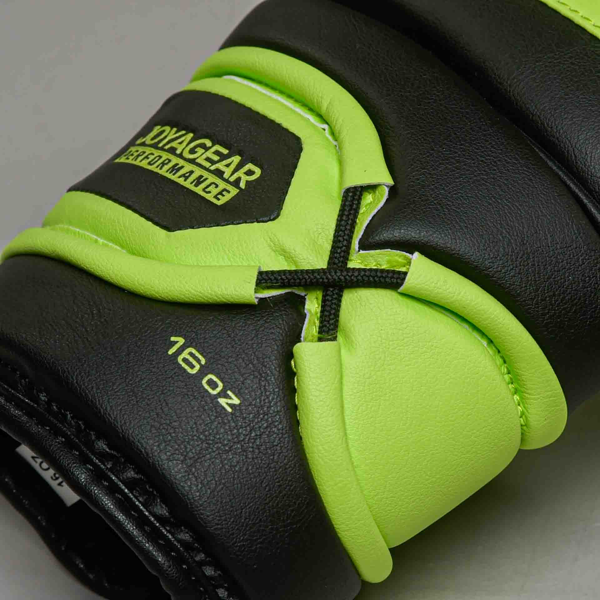Joya Performance V2 Boxhandschuhe mit Schnürung Limonengrün Schwarz Joya Performance V2 Boxhandschuhe mit Schnürung Limonengrün Schwarz