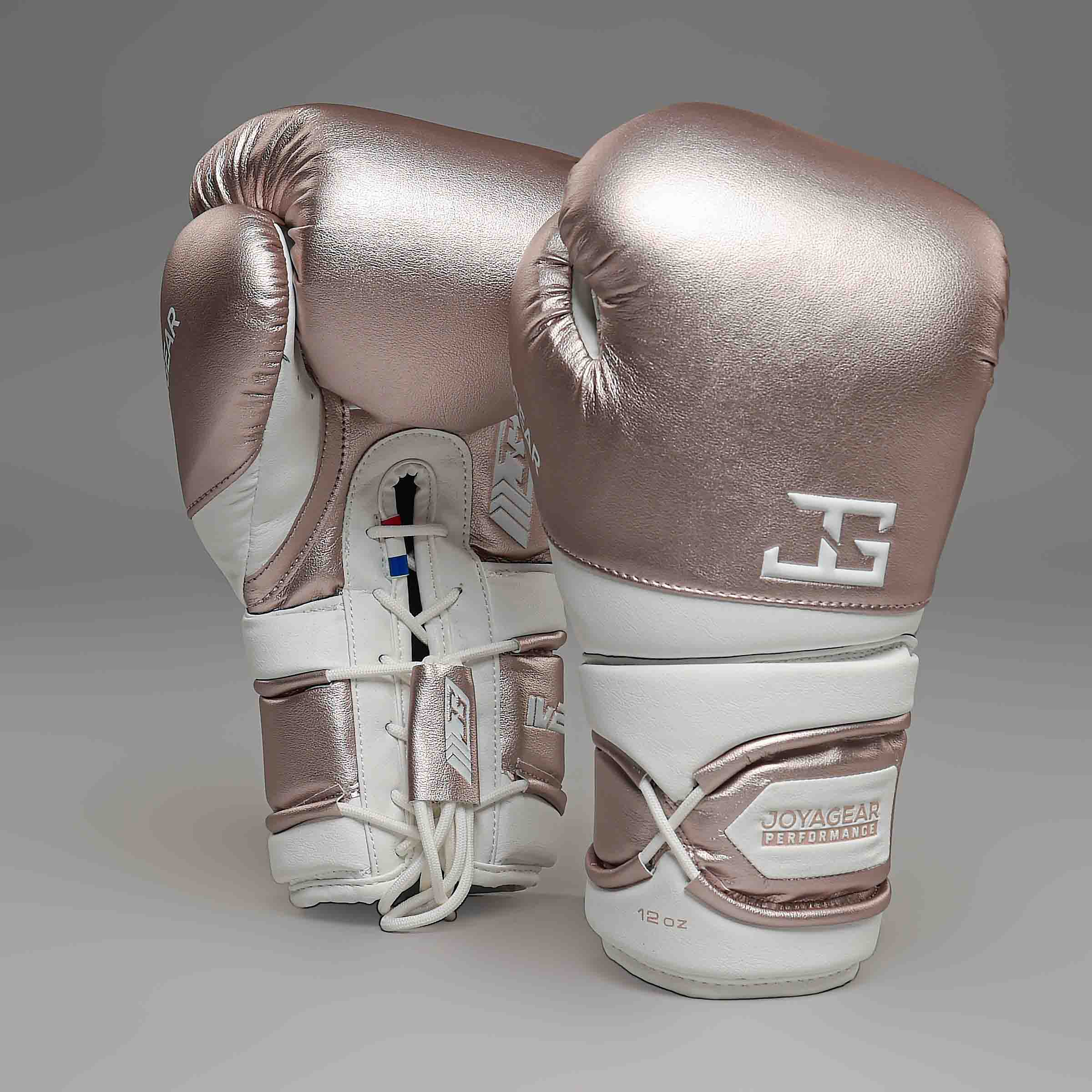 Joya Performance V2 Boxhandschuhe mit Schnürung Roségold Weiß Joya Performance V2 Boxhandschuhe mit Schnürung Roségold Weiß