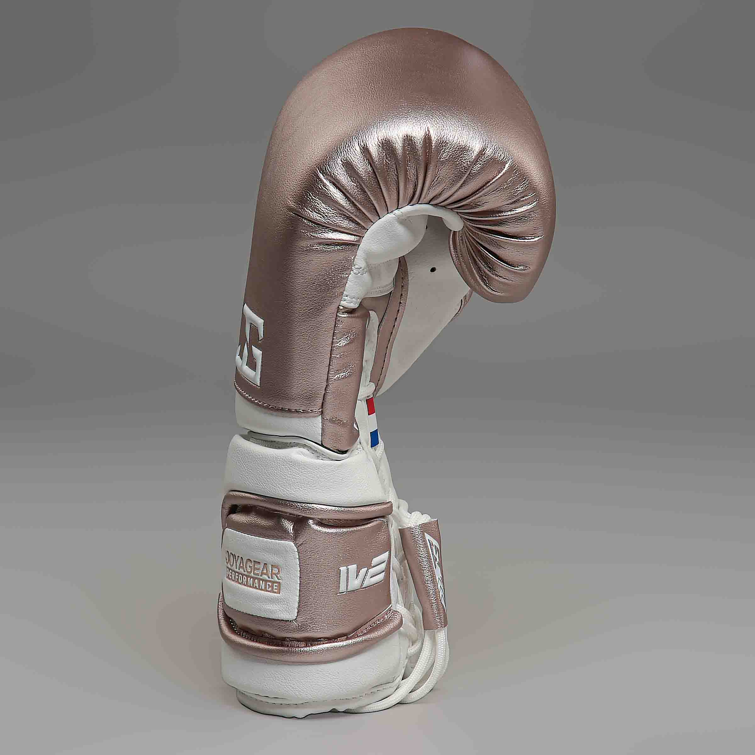 Joya Performance V2 Boxhandschuhe mit Schnürung Roségold Weiß Joya Performance V2 Boxhandschuhe mit Schnürung Roségold Weiß