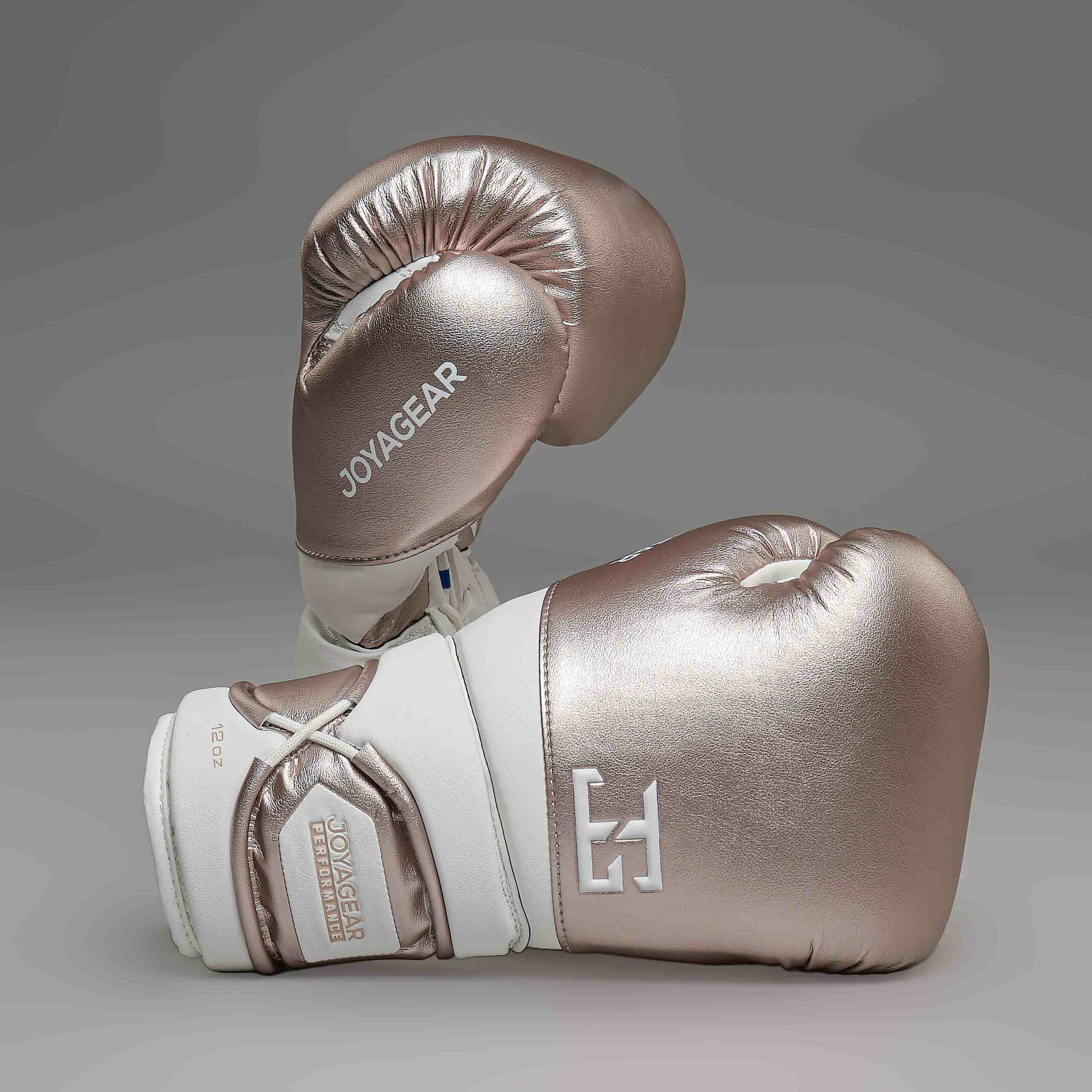 Joya Performance V2 Boxhandschuhe mit Schnürung Roségold Weiß