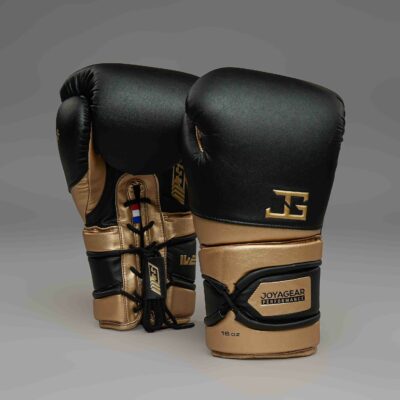 Joya Performance V2 Boxhandschuhe mit Schnürung Schwarz Gold