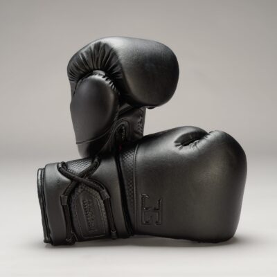Joya Performance Schnür-Boxhandschuhe Schwarz Carbon