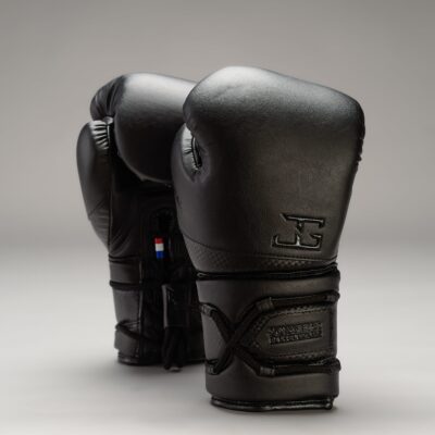 Joya Performance Schnür-Boxhandschuhe Schwarz Carbon
