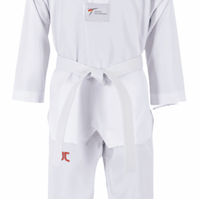 JCalicu Taekwondoanzug - Basic Uniform WT approved - Weiß (JC-0001)