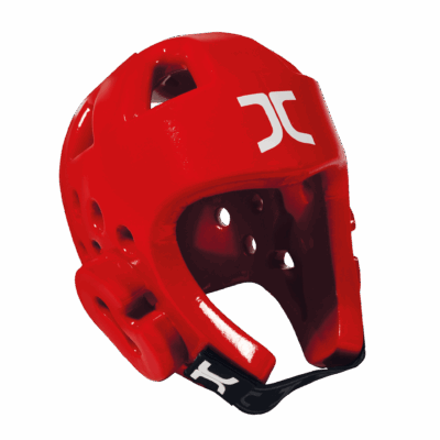 JCalicu Kopfschutz - Taekwondo-Kopfschutz - Rot (JC-1002)