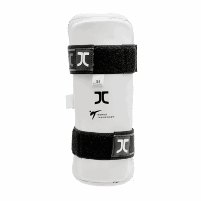 JCalicu Knieschoner - Taekwondo Schienbein- und Spannschutz - Weiß (JC-1007)