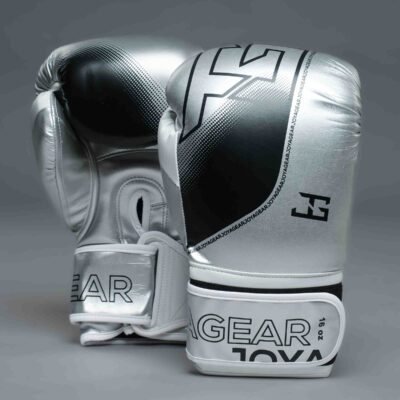 Joya Evolution Boxhandschuhe silber weiß Joya Evolution Boxhandschuhe silber weiß