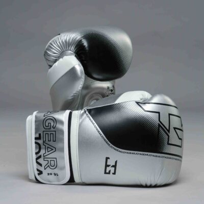 Joya Evolution Boxhandschuhe silber weiß Joya Evolution Boxhandschuhe silber weiß