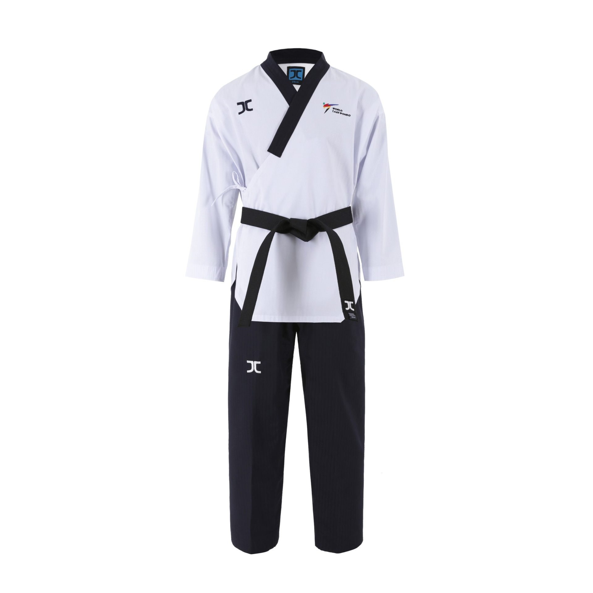 JCalicu Taekwondoanzug - Poomsae dan WT - weiß / schwarz (JC-K2011) JCalicu Taekwondoanzug - Poomsae dan WT - weiß / schwarz (JC-K2011)