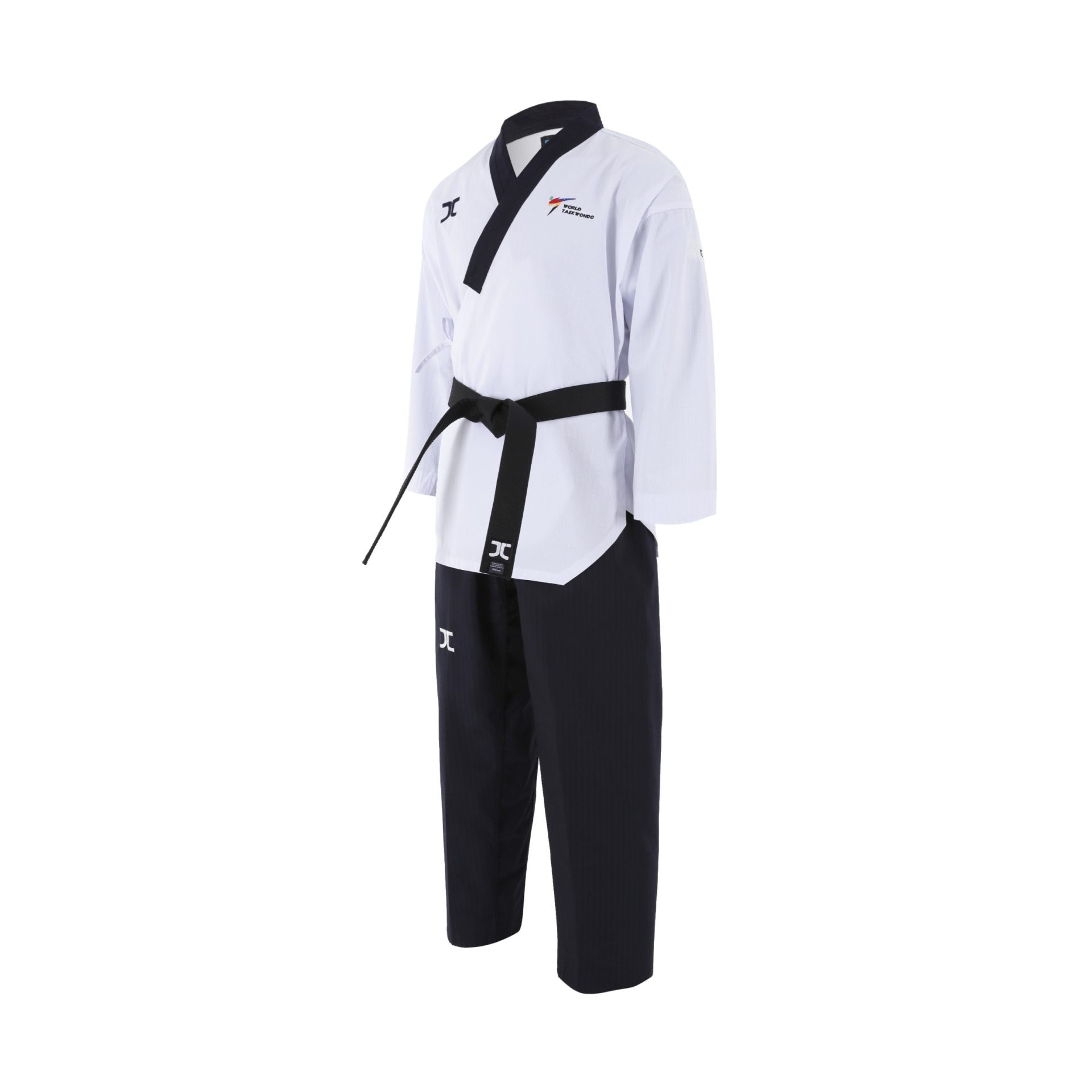 JCalicu Taekwondoanzug - Poomsae dan WT - weiß / schwarz (JC-K2011) JCalicu Taekwondoanzug - Poomsae dan WT - weiß / schwarz (JC-K2011)
