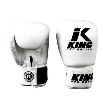 King Pro Boxing Boxhandschuhe Weiß (KPB BGVL 3 WHITE)