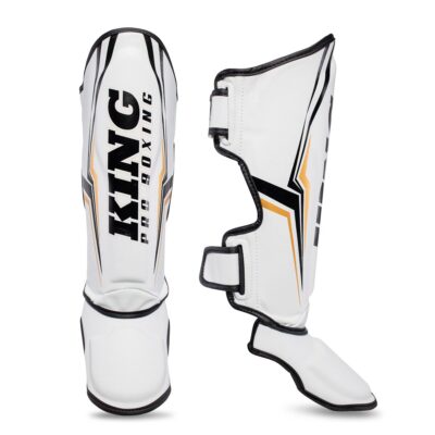 King Pro Boxing THOR Schienbein- und Spannschutz (KPB SGL THOR WH)