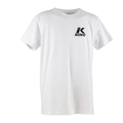 King Pro Boxing QR T-Shirt Weiß (KPB TS QR 01)