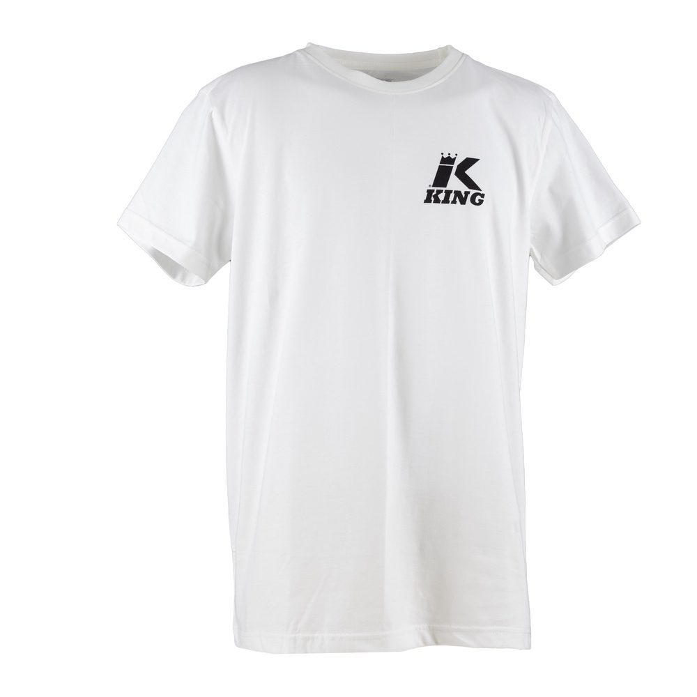 King Pro Boxing Skull T-Shirt Weiß (KPB-TS-SKULL-01)