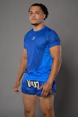 Joya Muay Thai Shirt Blau Joya Muay Thai Shirt Blau