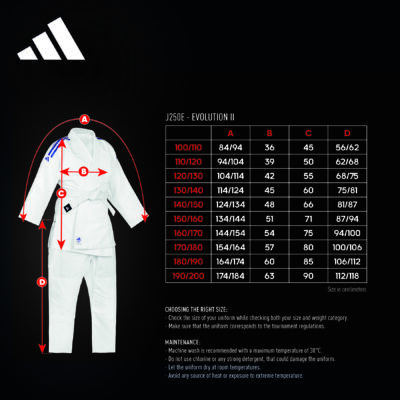 Adidas Judoanzug - J250 - Weiß (ADIJ250E)