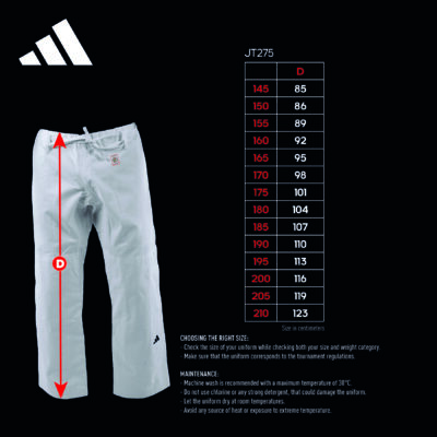 Adidas Judohose - IJF - Blau (ADIJT275-B)