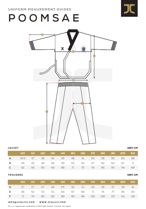JCalicu Taekwondoanzug - JC Club WT - (JC-2001) JCalicu Taekwondoanzug - JC Club WT - (JC-2001)